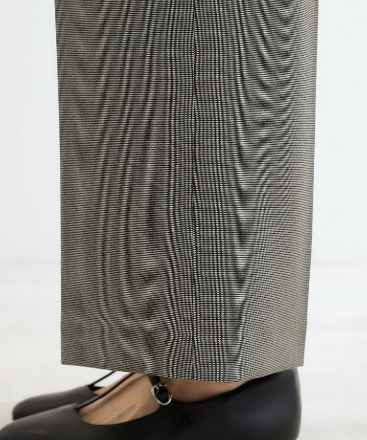 【ウエスト総ゴム】チェック柄イージーワイドパンツ22