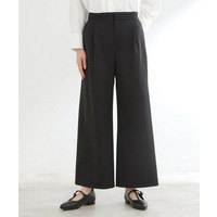 ドライタッチストレートワイドパンツ