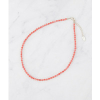 天然シェルカラーネックレス