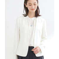 【吸水速乾／セットアップ可】ノーカラージャケット