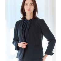 【吸水速乾／セットアップ可】ノーカラージャケット