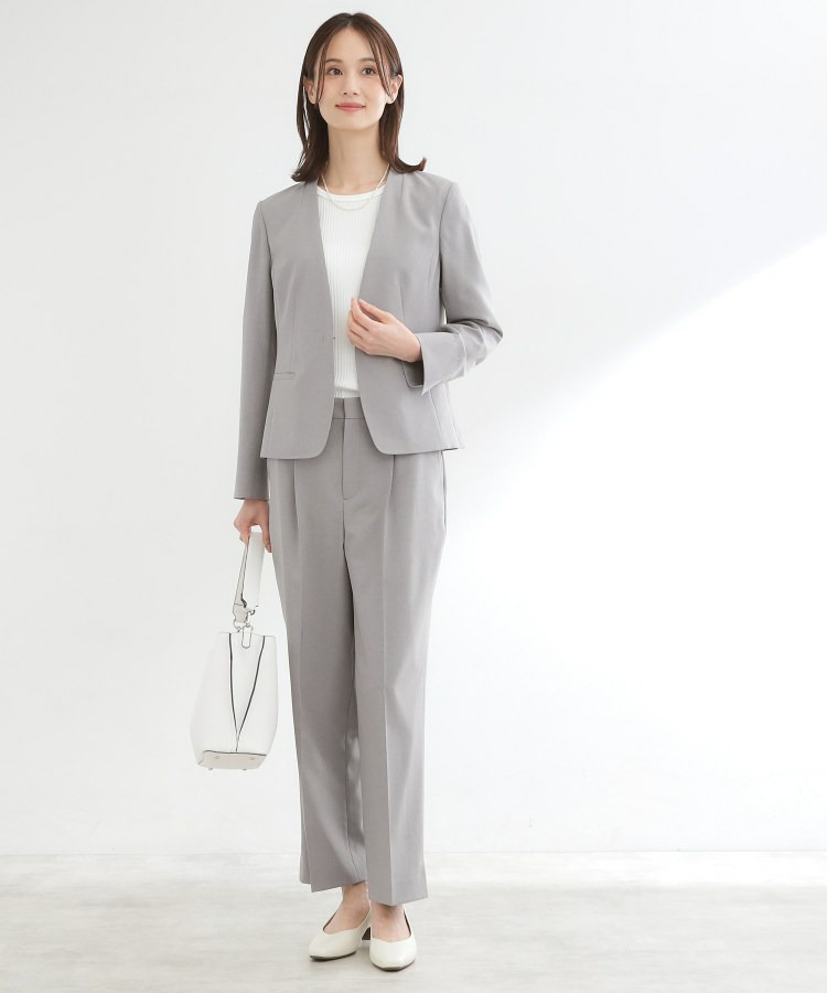 【吸水速乾/セットアップ可】ノーカラージャケット11