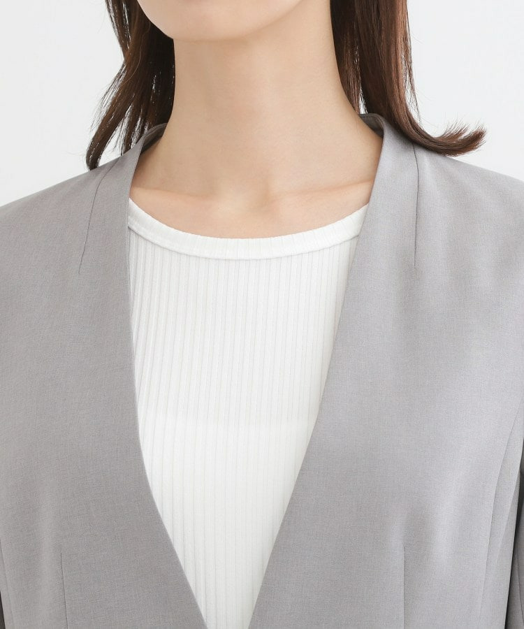 【吸水速乾/セットアップ可】ノーカラージャケット21