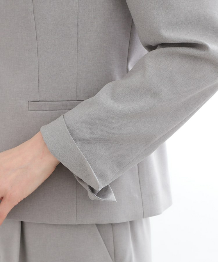 【吸水速乾/セットアップ可】ノーカラージャケット23