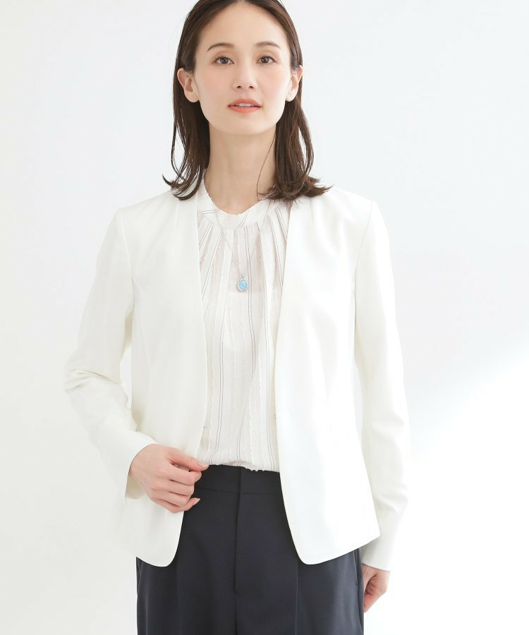 【吸水速乾/セットアップ可】ノーカラージャケット5