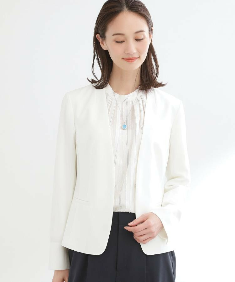 【吸水速乾/セットアップ可】ノーカラージャケット6