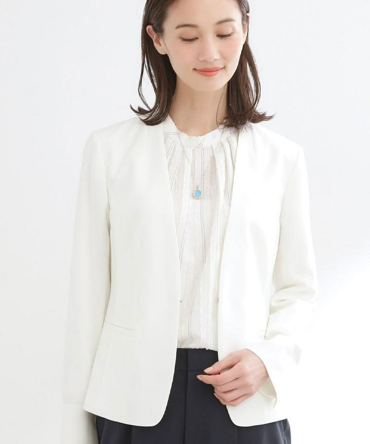 【吸水速乾/セットアップ可】ノーカラージャケット1