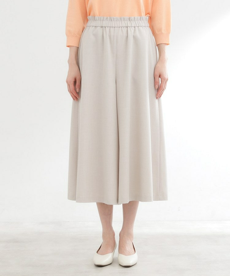 【ウエスト総ゴム】リラクシーフレアスカーチョ11