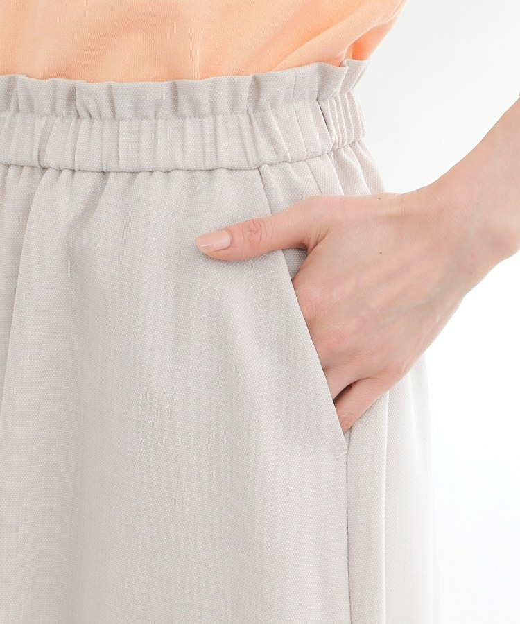 【ウエスト総ゴム】リラクシーフレアスカーチョ15