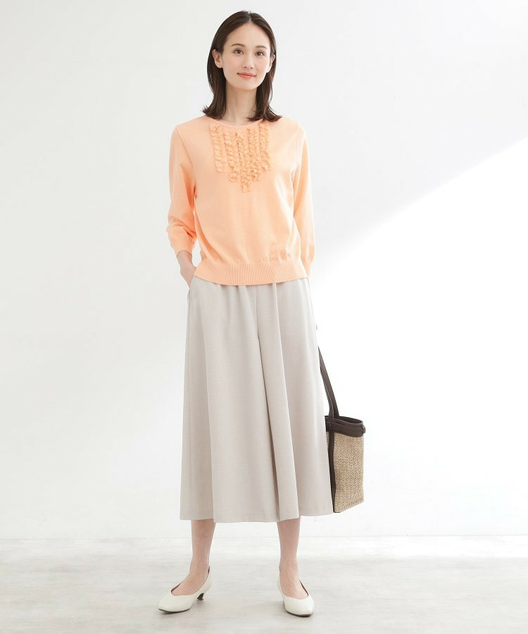 【ウエスト総ゴム】リラクシーフレアスカーチョ2