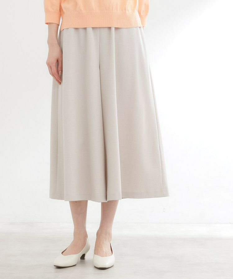 【ウエスト総ゴム】リラクシーフレアスカーチョ4