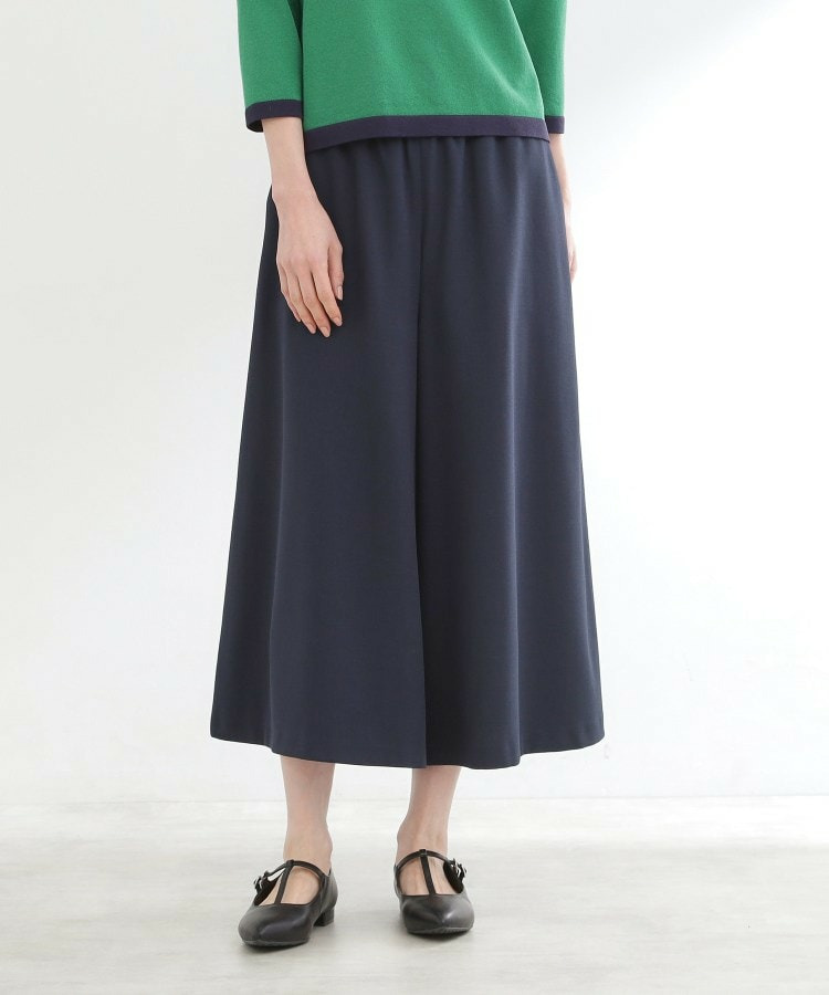 【ウエスト総ゴム】リラクシーフレアスカーチョ8