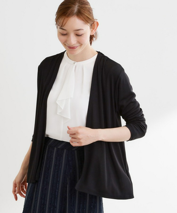 【UVカット／接触冷感／日除け・エアコン対策に◎】ジャージカーディガン