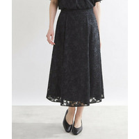 【選べる2柄／セットアップ可】フレアシルエットスカート