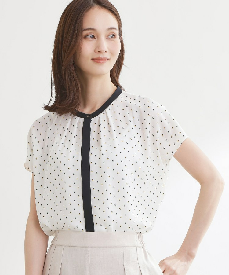 【通勤におすすめ◎】ジョーゼットブラウス