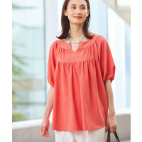 ギャザーデザインブラウス