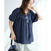 ギャザーデザインブラウス