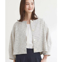 ツイードノーカラージャケット