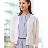 Vネックニットカーディガン