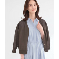 Vネックニットカーディガン