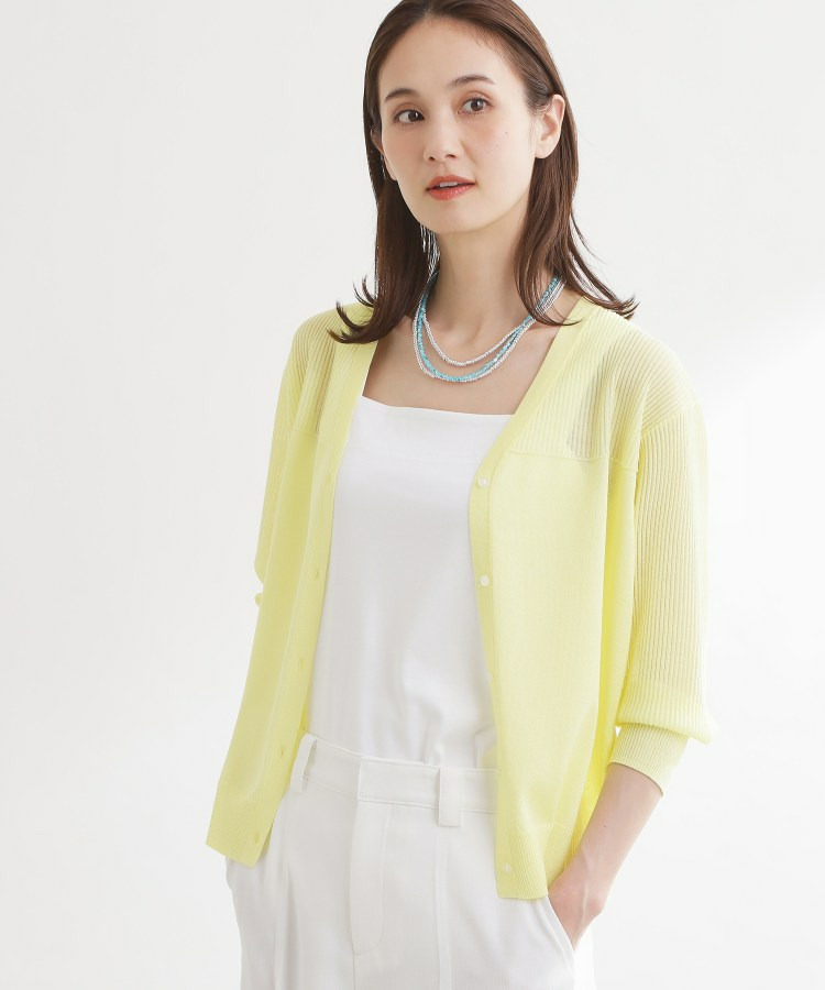 Vネックニットカーディガン10