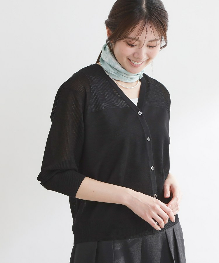 Vネックニットカーディガン13