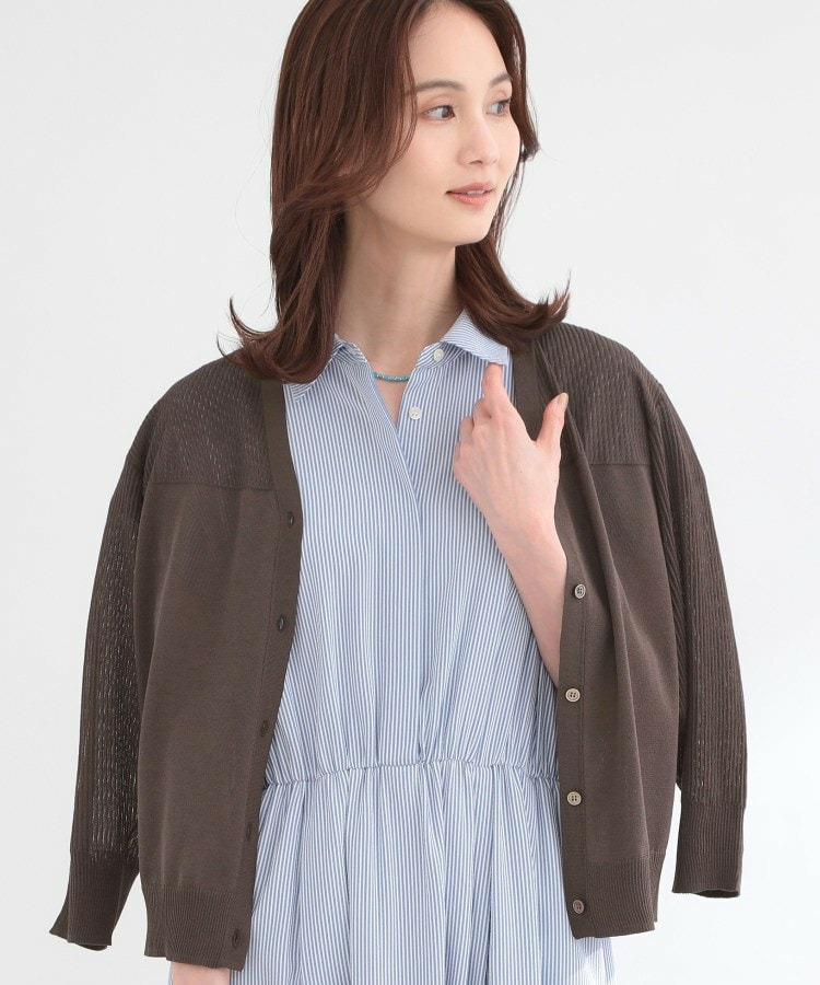 Vネックニットカーディガン17