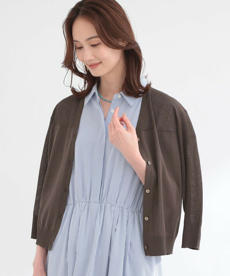 Vネックニットカーディガン18