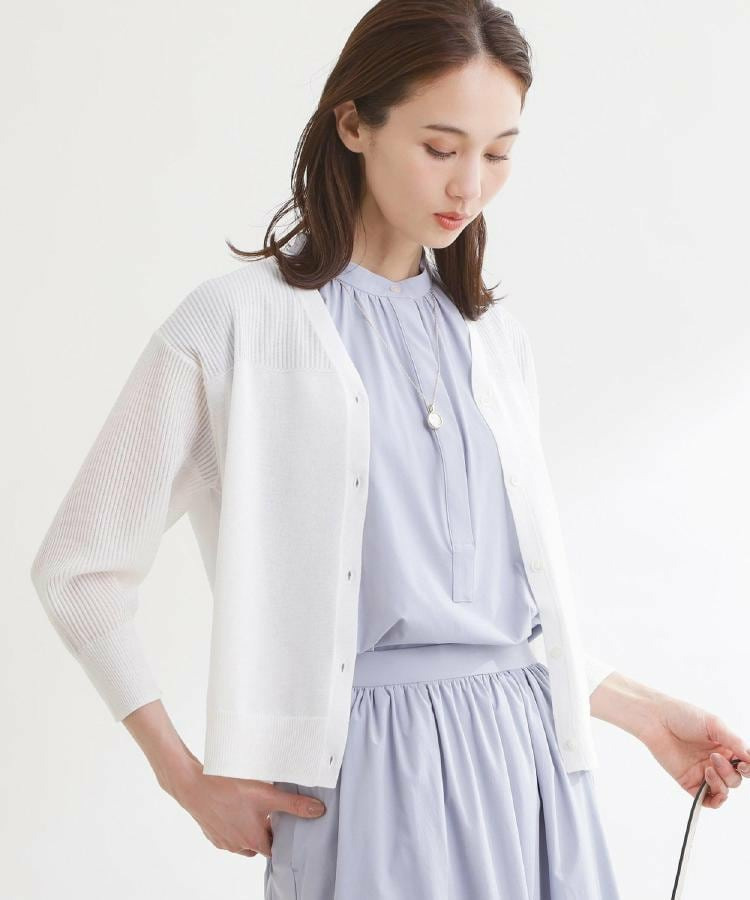 Vネックニットカーディガン4