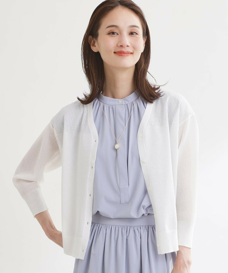 Vネックニットカーディガン5