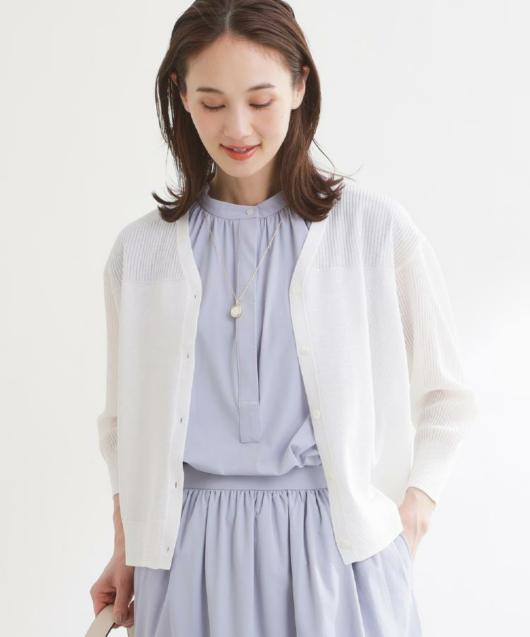 Vネックニットカーディガン6