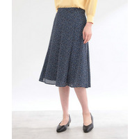 ウエスト切り替えフレアスカート