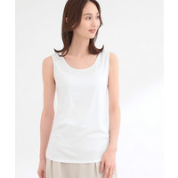 ラウンドネックカットソータンクトップ