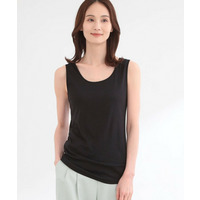 ラウンドネックカットソータンクトップ