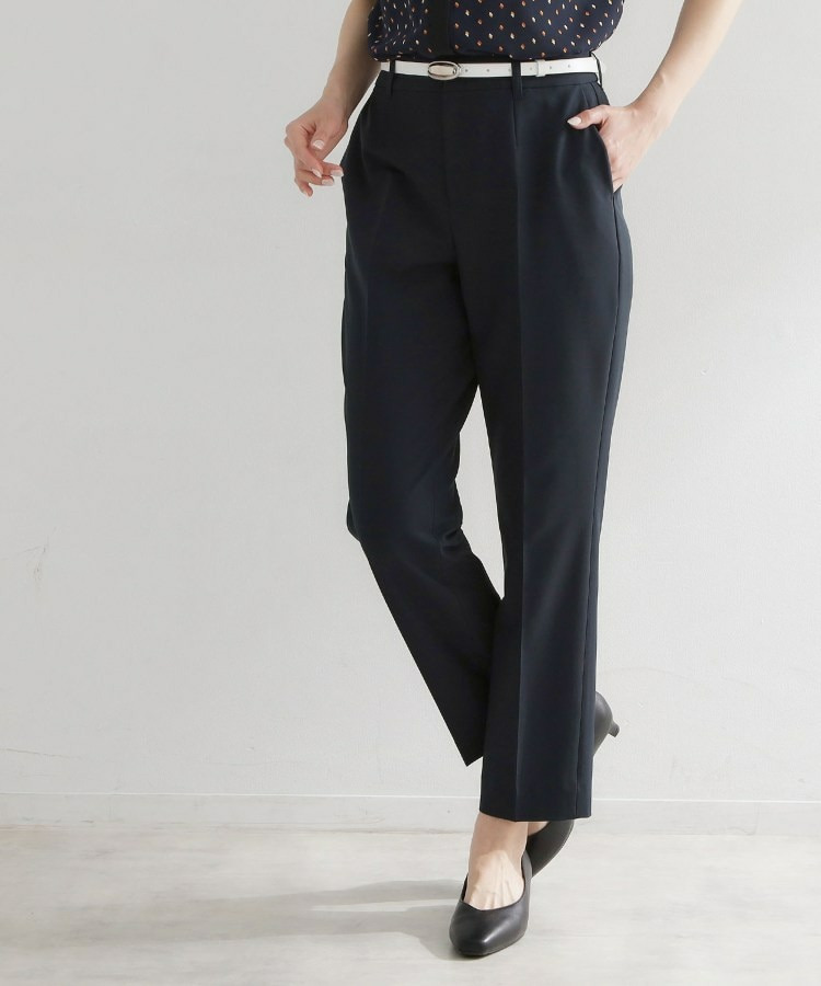 【UVカット／撥水／マシンウォッシュ可】ストレッチテーパードパンツ