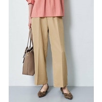 【手洗い可】センタープレスワイドパンツ