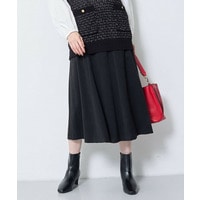 【通勤】フェイクスエードフレアスカート