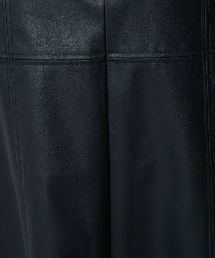 レザー調Aラインシルエットスカート5