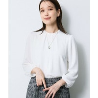 【SS-4Lサイズ】シフォンジャージブラウス