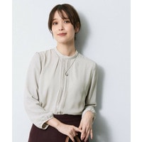 【SS-4Lサイズ】シフォンジャージブラウス
