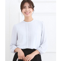【フォーマル／入卒／お仕事に◎】スタンドネックブラウス