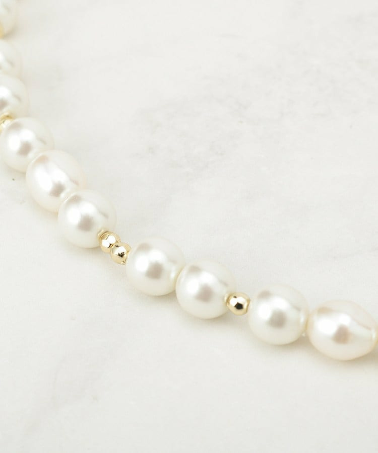 【フォーマル/入卒/長さ調節可】淡水パールロングネックレス5