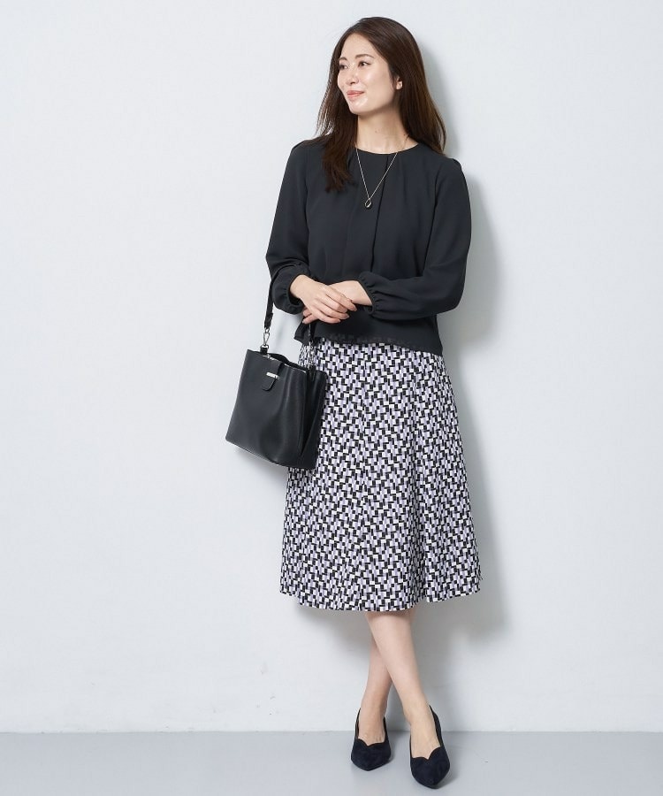 【通勤/セレモニー】クルーネック シフォンブラウス20