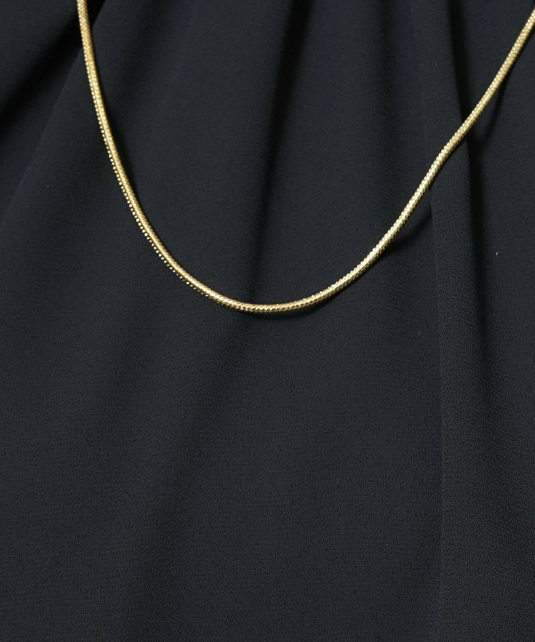 【SS-4Lサイズ/通勤/セレモニー】プチハイネック シフォンブラウス21