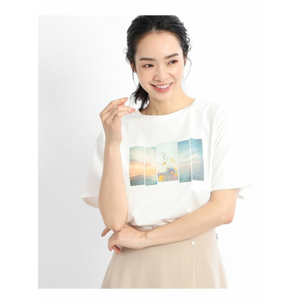 【夏SALE／マシンウォッシュ／UVカット／接触冷感／洗える】プリントTシャツ18