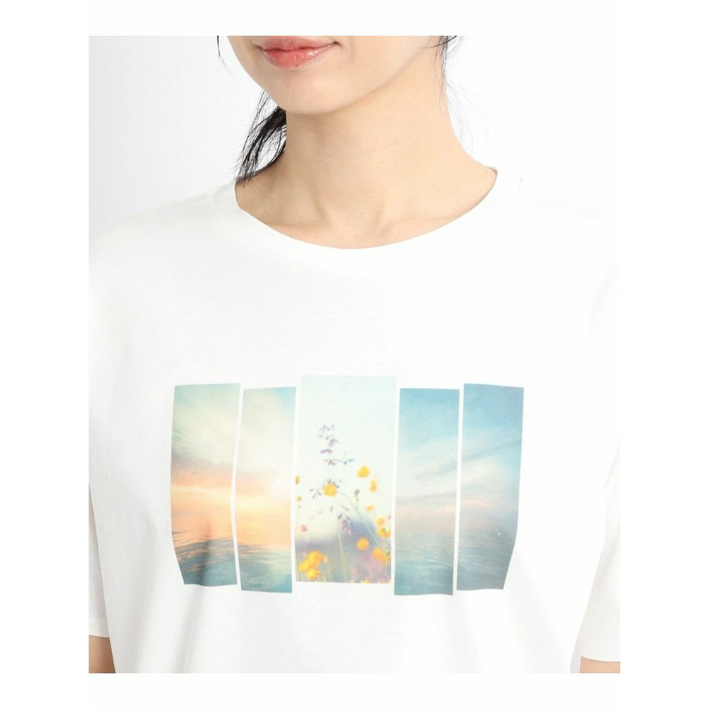 【夏SALE／マシンウォッシュ／UVカット／接触冷感／洗える】プリントTシャツ5