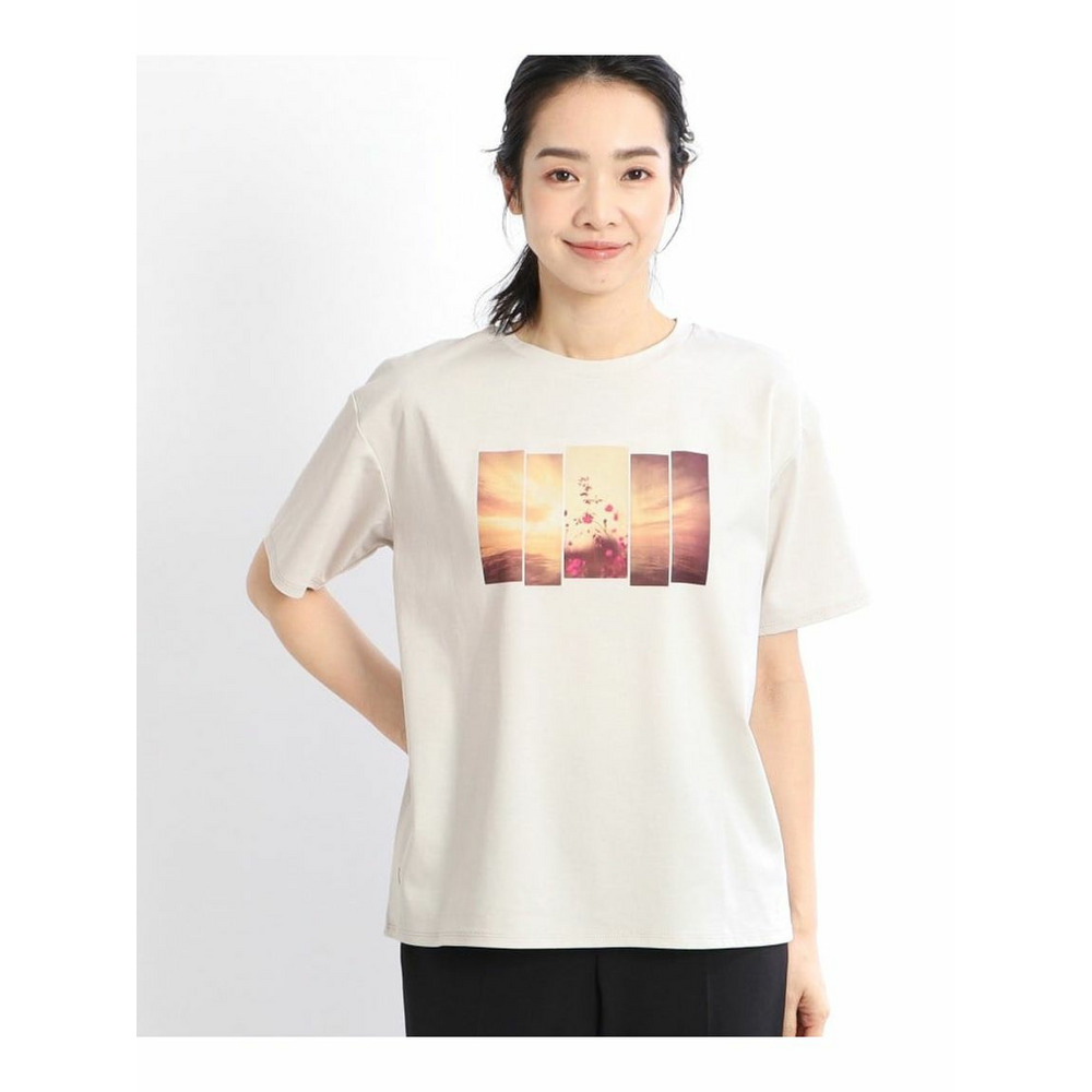 【夏SALE／マシンウォッシュ／UVカット／接触冷感／洗える】プリントTシャツ8