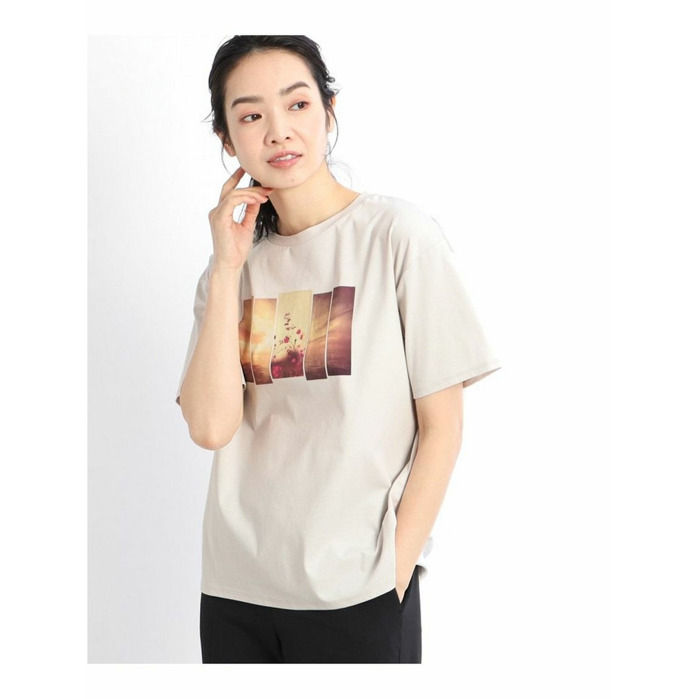 【夏SALE／マシンウォッシュ／UVカット／接触冷感／洗える】プリントTシャツ9