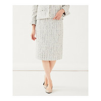 【入卒／セレモニー／通勤】ラメツイードタイトスカート