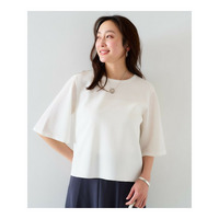 【清涼感/二の腕カバー】シアープルオーバーニット